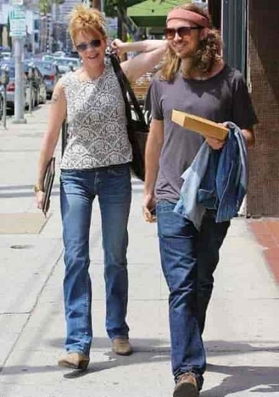 Alexander and Melanie after one of their lunch dates.